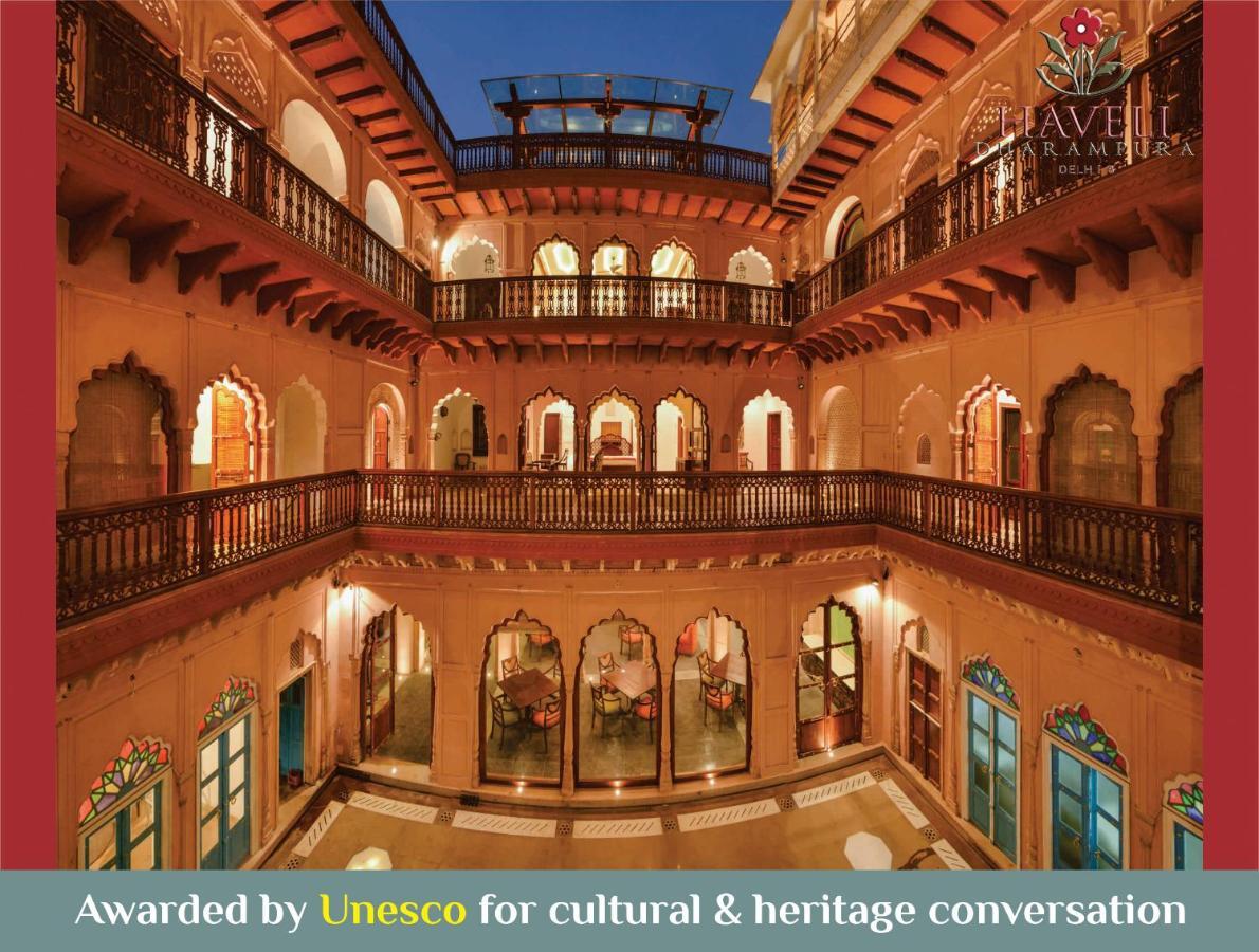 Haveli Dharampura - Unesco Awarded Boutique Heritage Hotel New Delhi Exterior photo